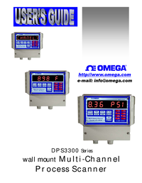Thumbnail of document Manual - DPS3307TC-3 Process Scanners Wall-Mount 4- and 7-Zone